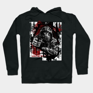 "Surreal Assassin" Trash Polka, Macabre, Monster Hoodie